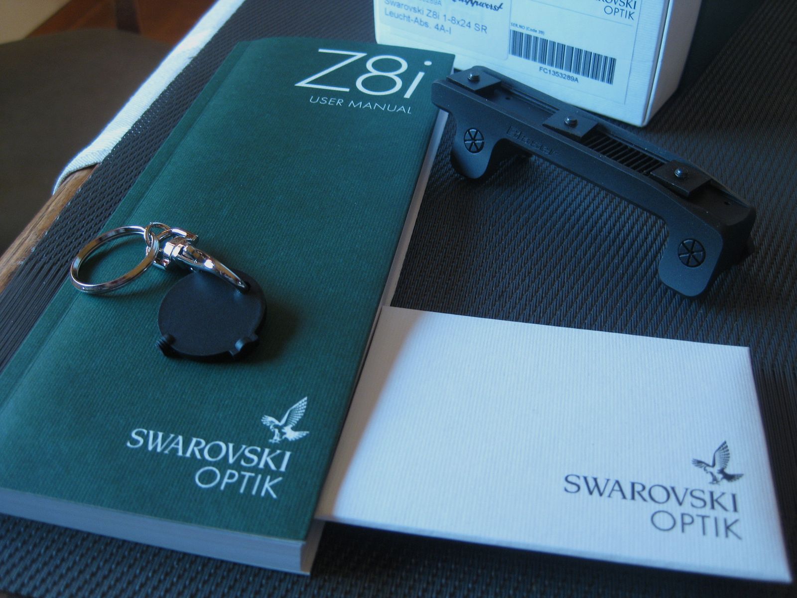 LIKE NEW TOP Swarovski Z8i as 1 - 8 x 24 SR Abs. 4A-i and orig. Blaser saddle mount (high)! No ZEISS-LEICA-SAUER-MAUSER-GPO