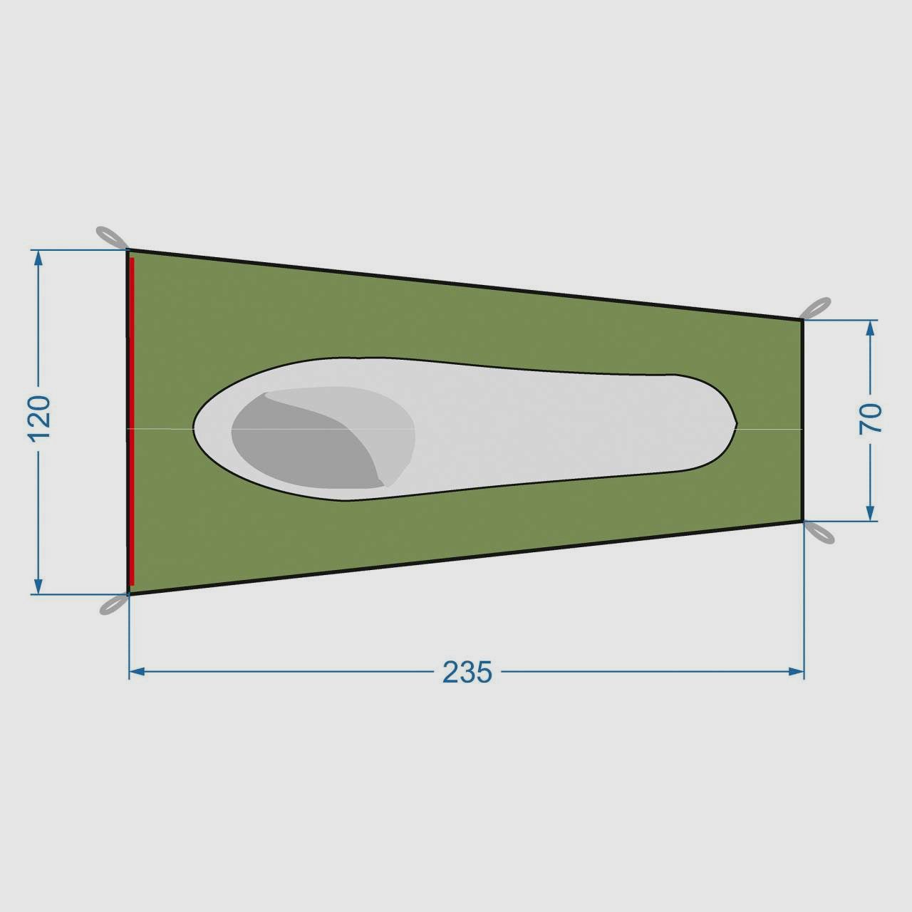 Tatonka Single Mesh Tent – ultraleichtes Insekten-Shelter, Bild 4 von 4
