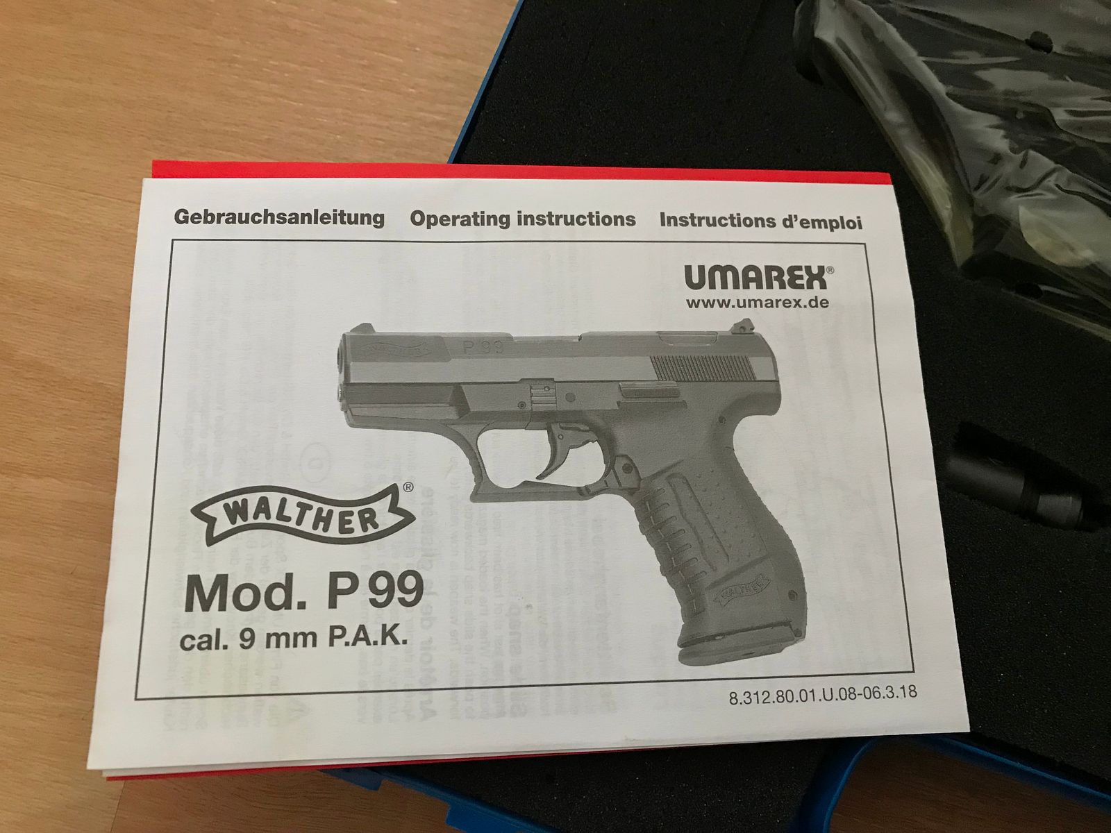 Umarex  Walther P99  9mm PAK - 312.80.01. - Sonderserie