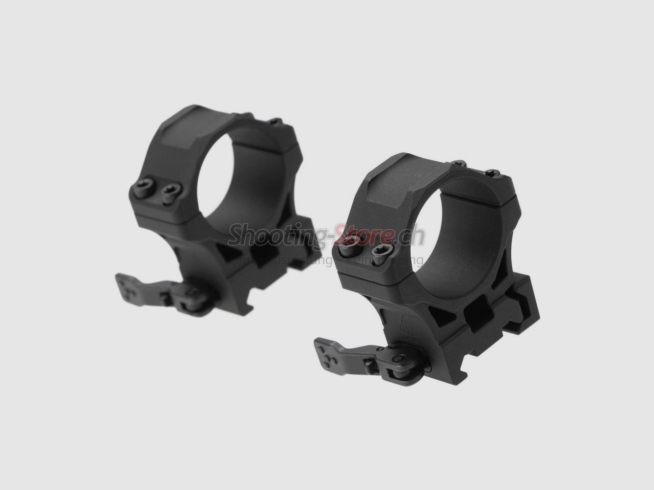 Leapers Accu-Sync QR 30mm Medium Profile Rings Black