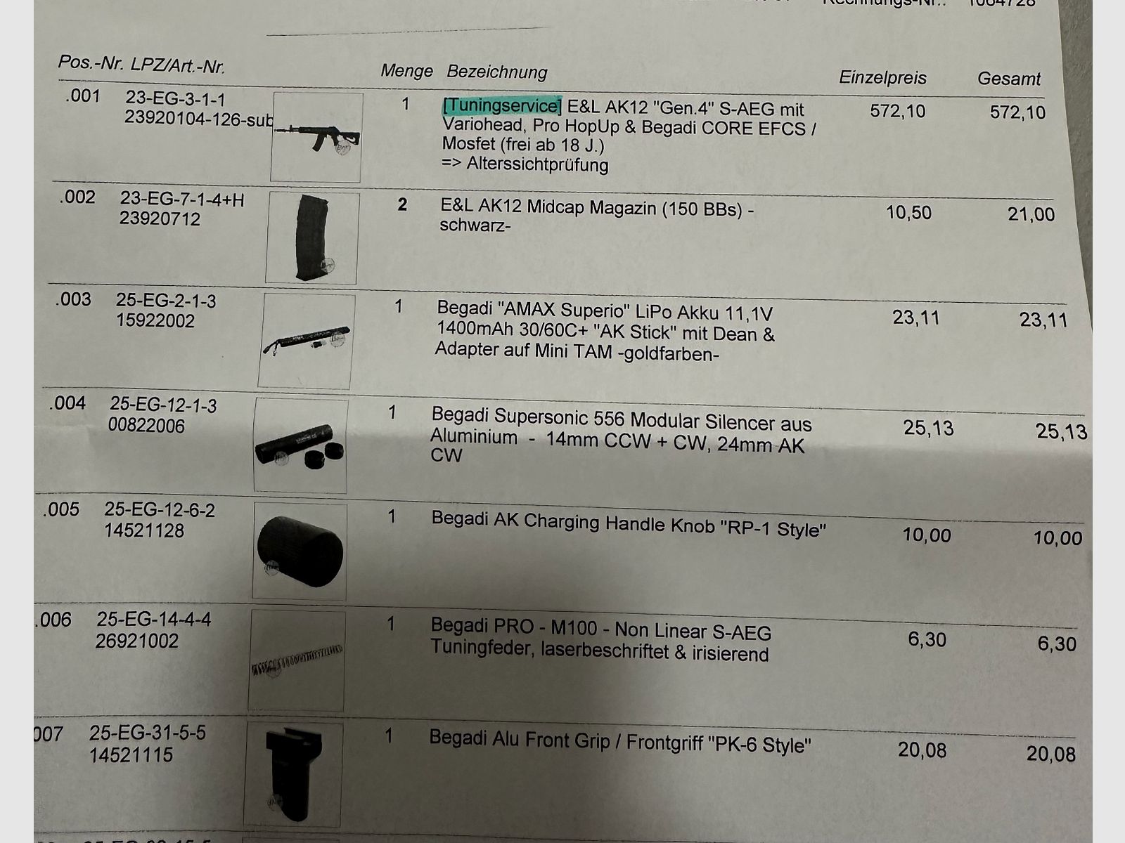E&L AK12 "Gen.4" S-AEG mit Variohead, Pro HopUp & Begadi CORE EFCS / Mosfet zum tiefstpreis