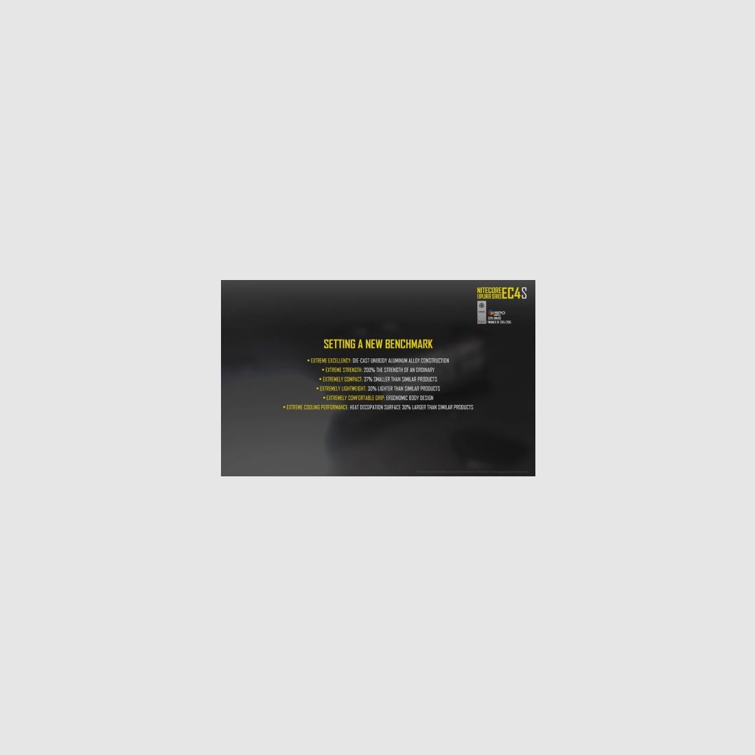 Latarka LED Nitecore EC4S 2150 Lumenów, zdjęcie 8 z 26