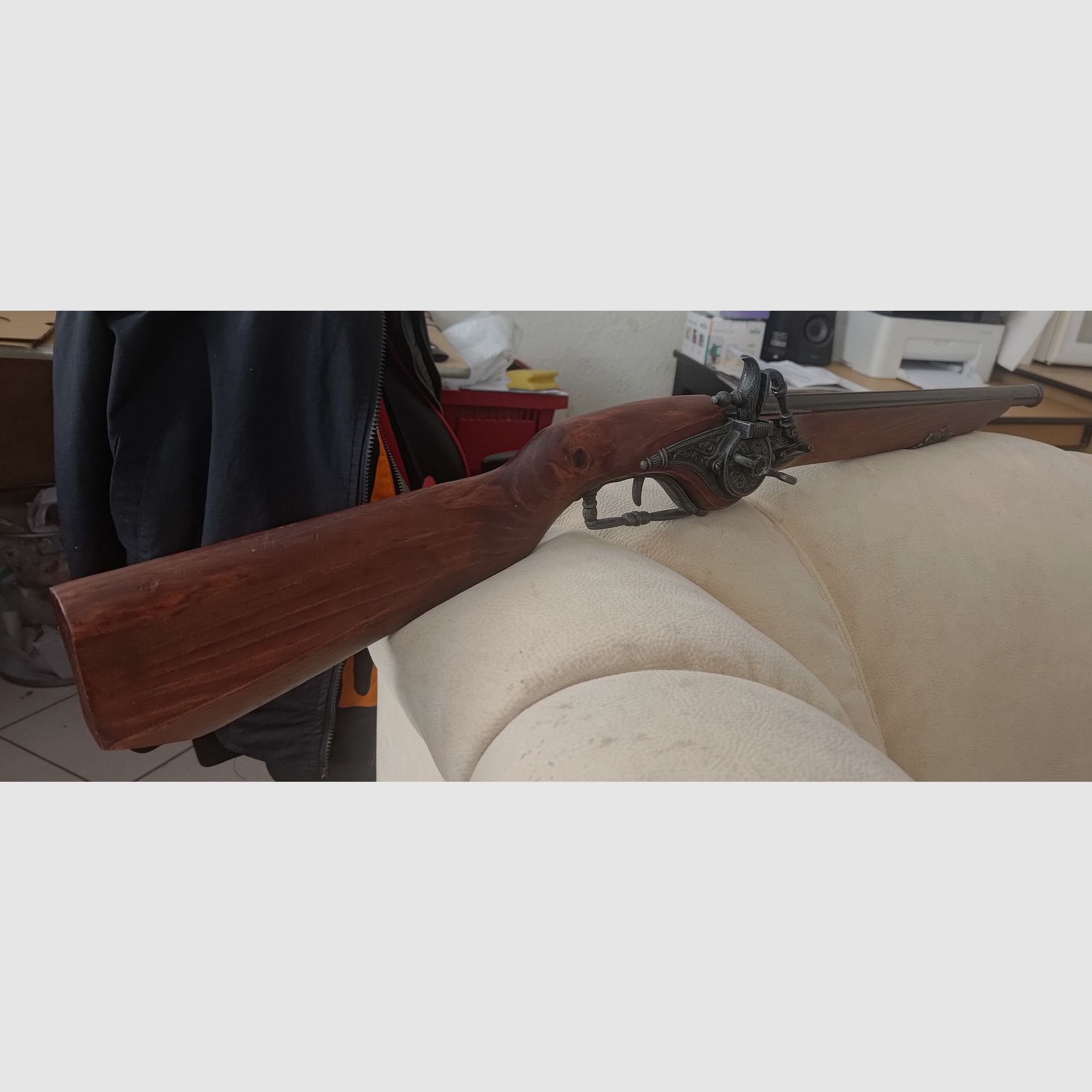 Dekowaffe Steinschlossgewehr im sehr guten Zustand 