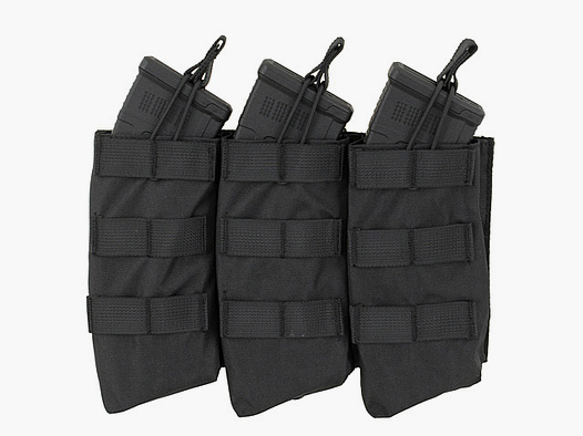 Open Top Triple 7.62x39 AK Mag Pouch - BLACK [8FIELDS]
