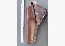 HKDesign Holster  Art. Nr.  002 : Einfachholster mit Sicherheitsriemen   -  für:  S&W Victory"38  -  für Linkshänder
