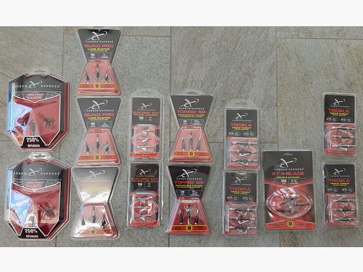 JAGDSPITZEN FÜR BOGEN UND ARMBRUST CARBON EXPRESS