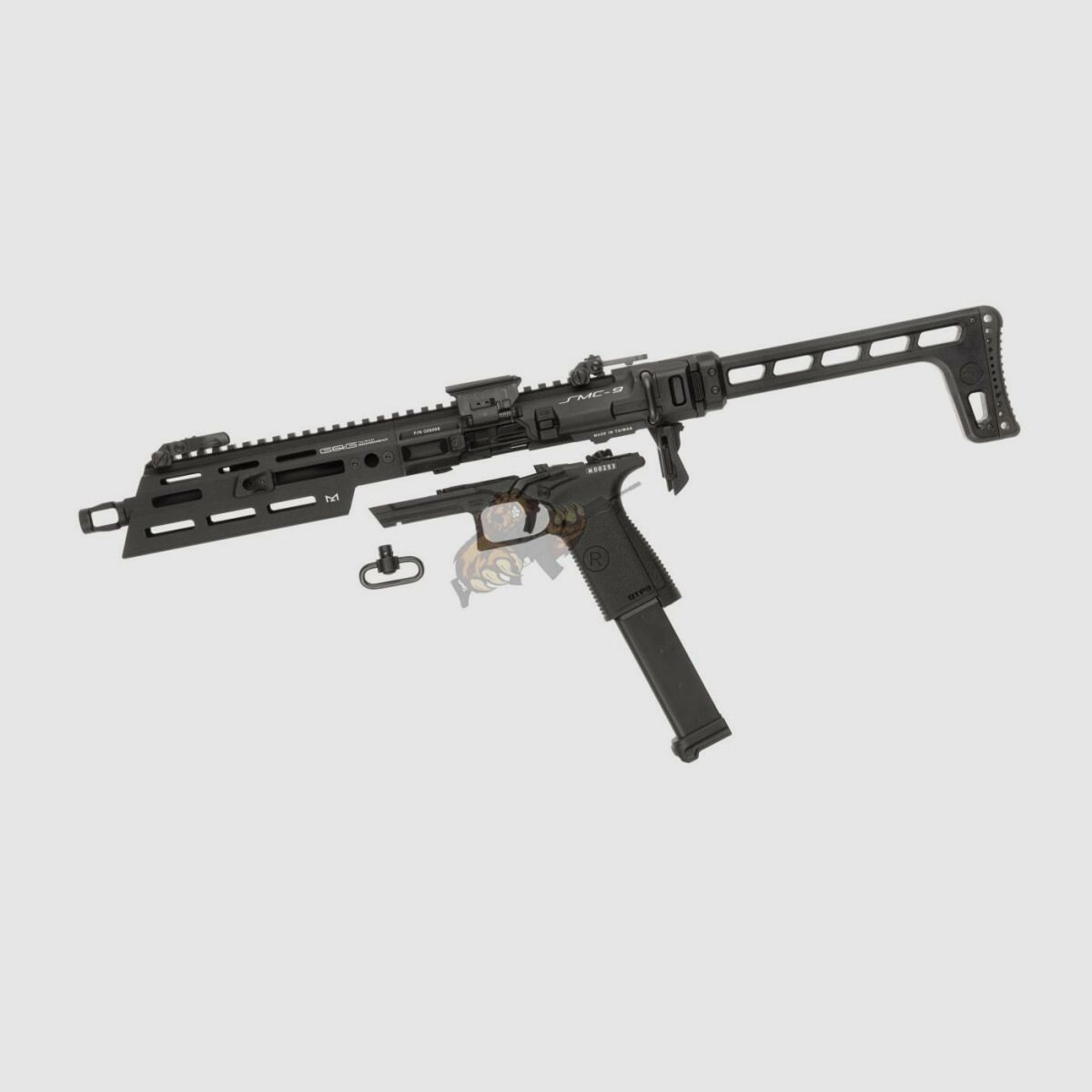 G&G SMC9 GBB in black Airsoft Free from 18 - GBB -F-
