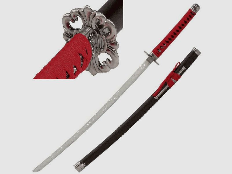 Manga Anime Katana z czarną Saya