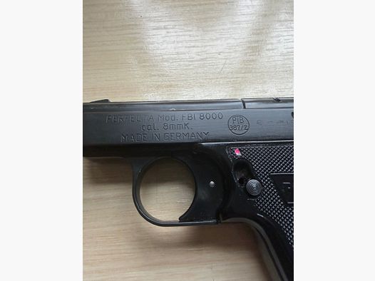 PERFECTA Mod. FBI 8000, cal 8 mm K , Reck international 
