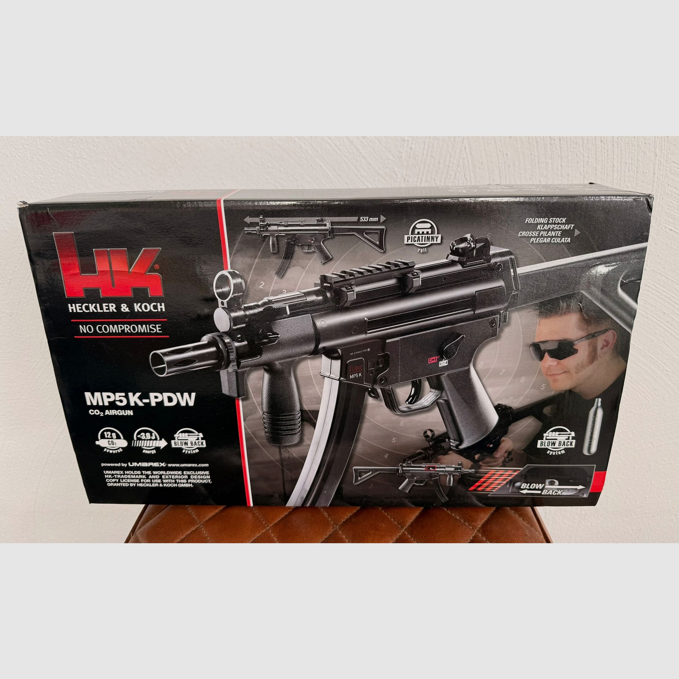 Heckler & Koch MP5 K-PDW cal. 4.5 mm steel BB Co2 blowback