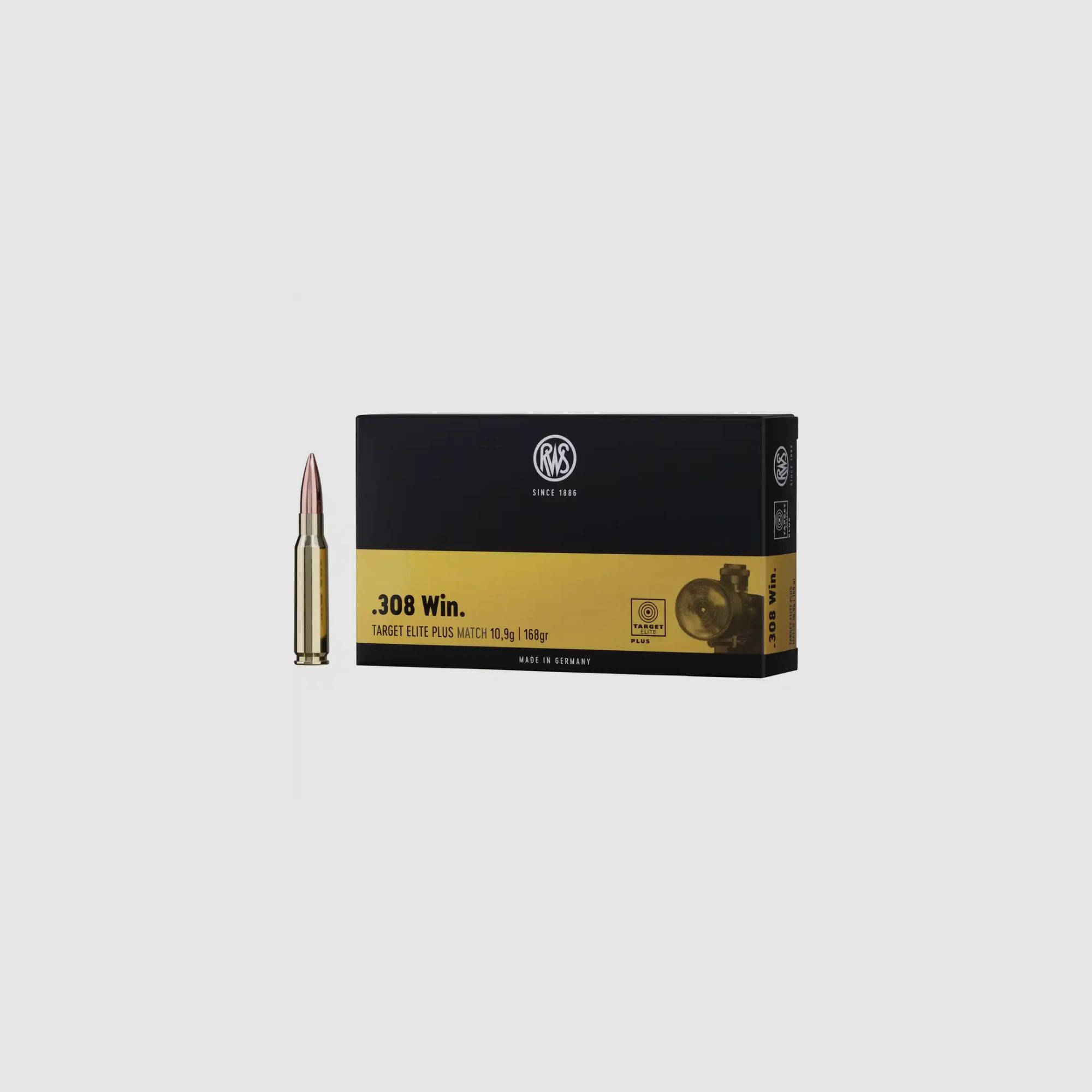 RWS .308 Win. Target Elite Plus 10.9g 168gr
