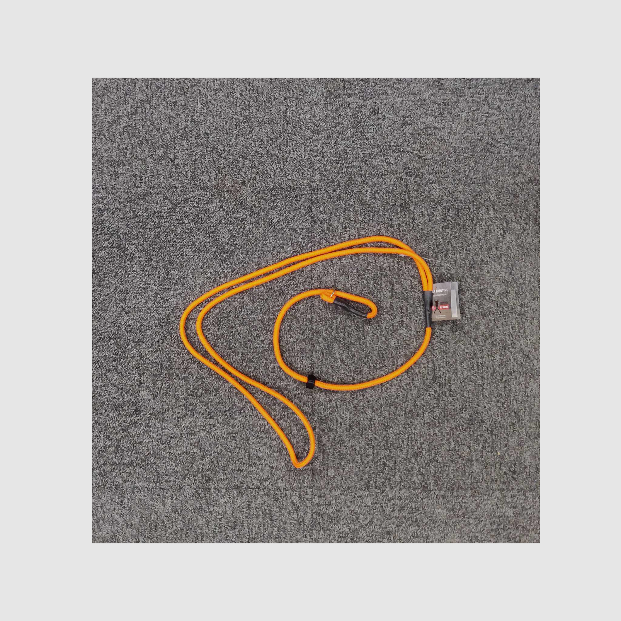 BLF Dressurline 8mm x 140cm – Orange – Lavet som udstillingsline