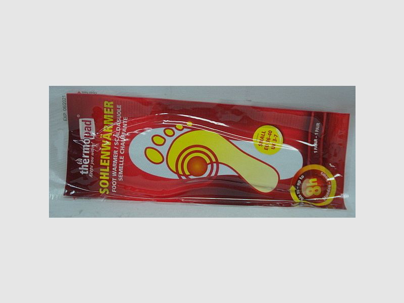 Thermopad Sohlenwärmer 38-39 - 8 Stunden,1 Paar, max.45Grad