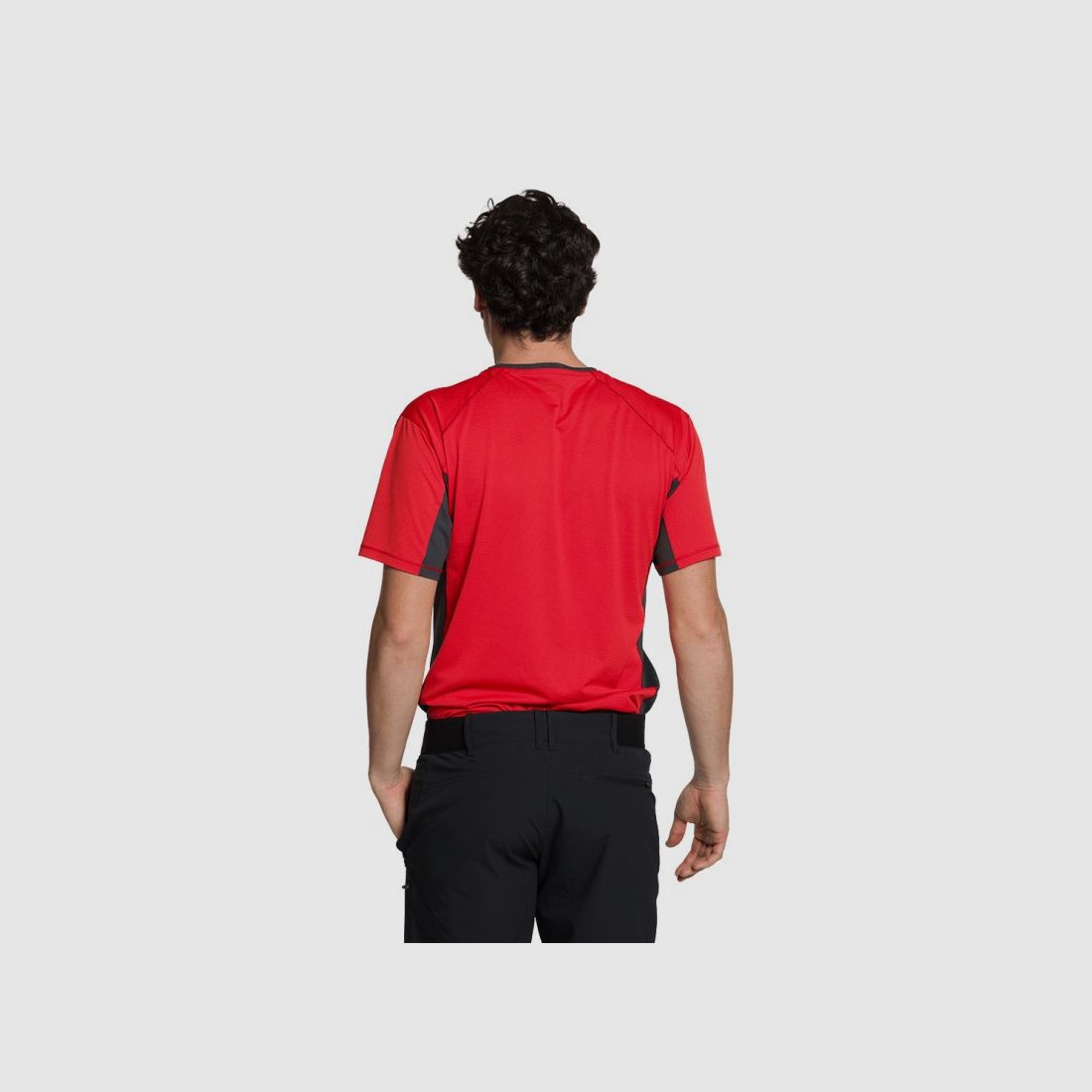 Trangoworld T-SHIRT RITSEM ROT/ANTRAZIT, Bild 3 von 5