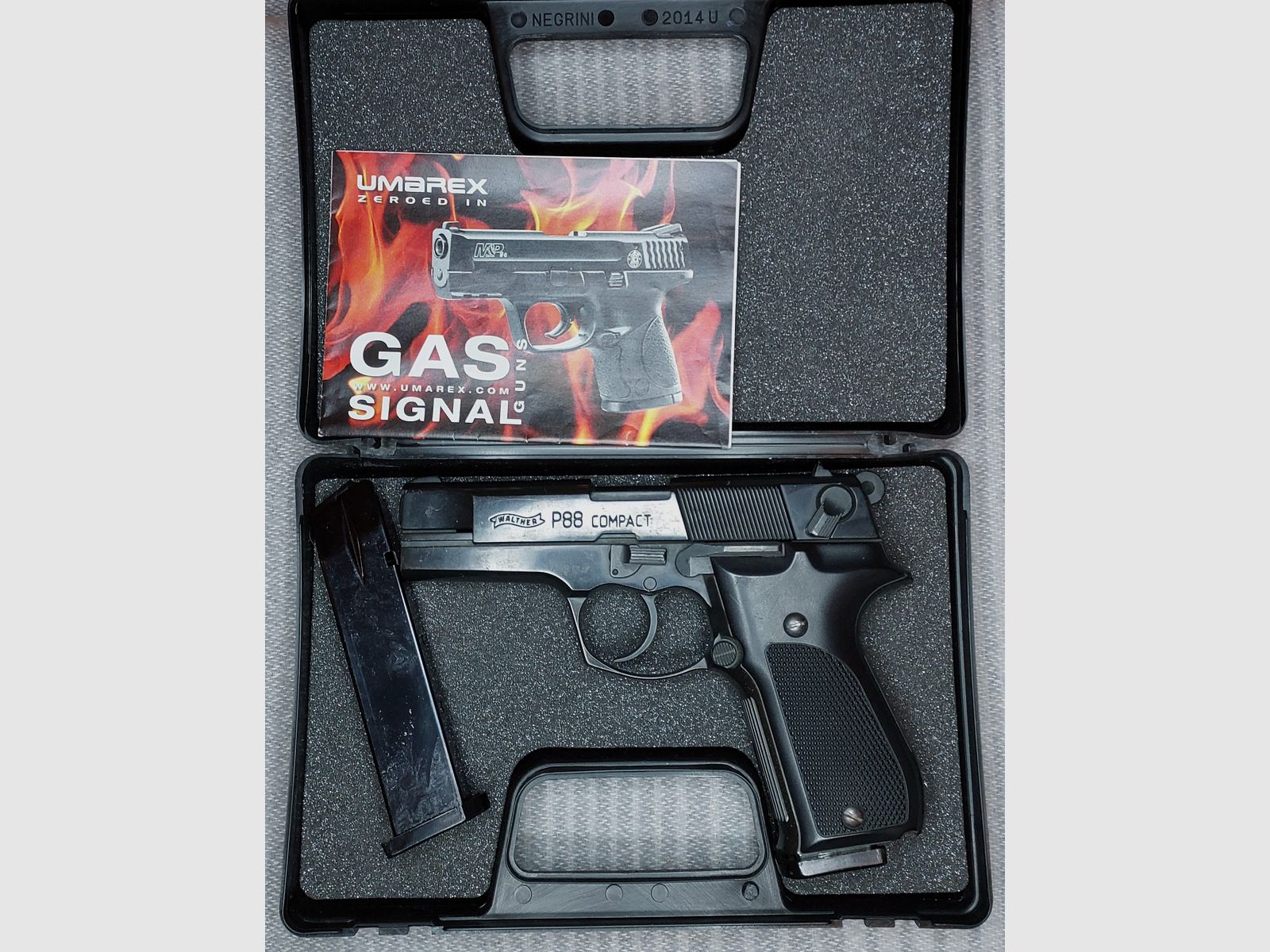 Walther P88-9 (P 88 Compact) blank firing pistol 9mm P.A.K. black (PTB 764)