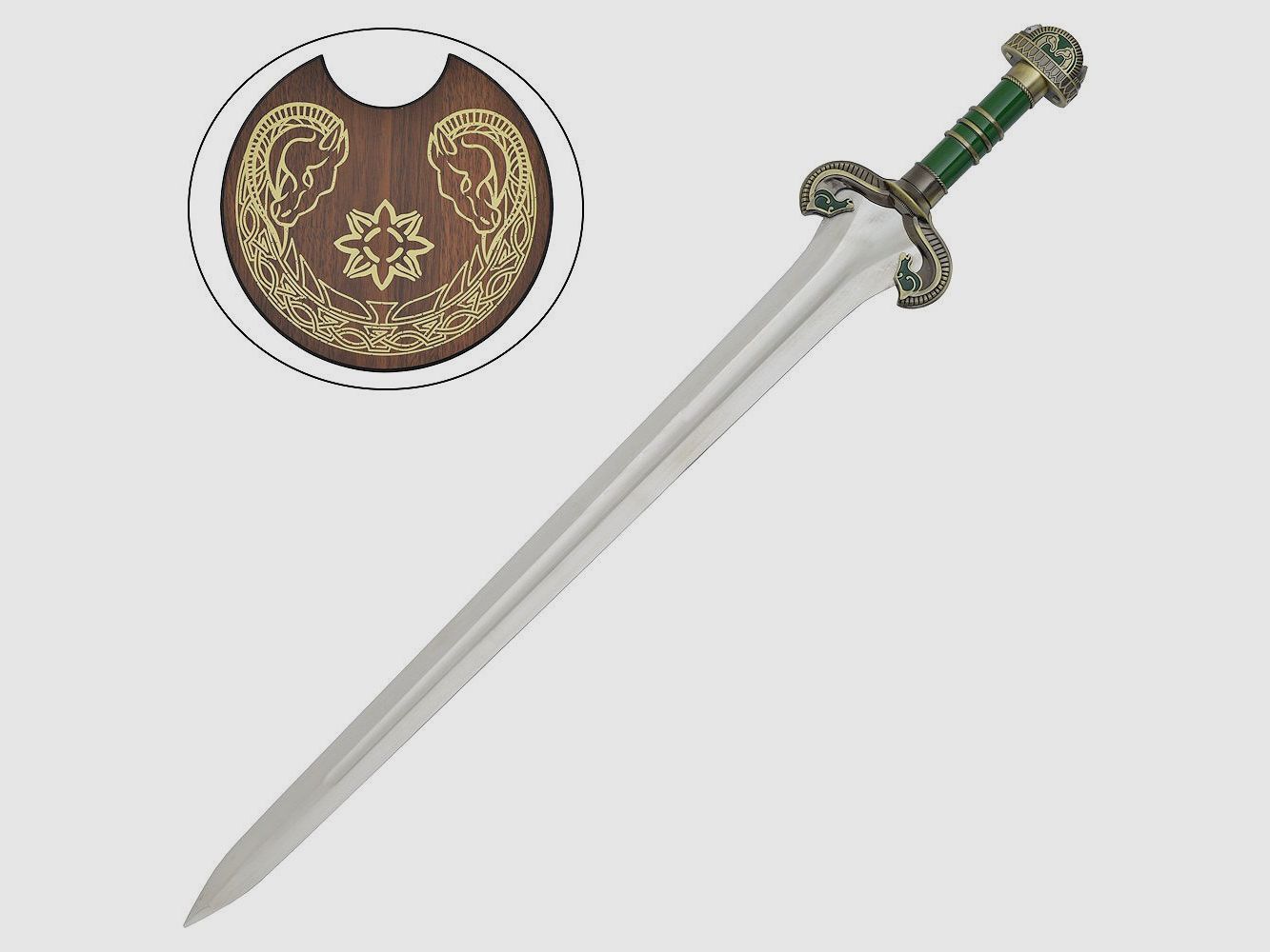 Miecz Eowyn z uchwytem na ścianę