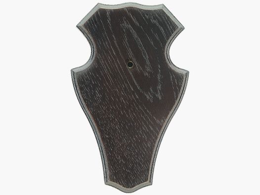 Gehörnbrettchen Rehbock Eiche dunkel