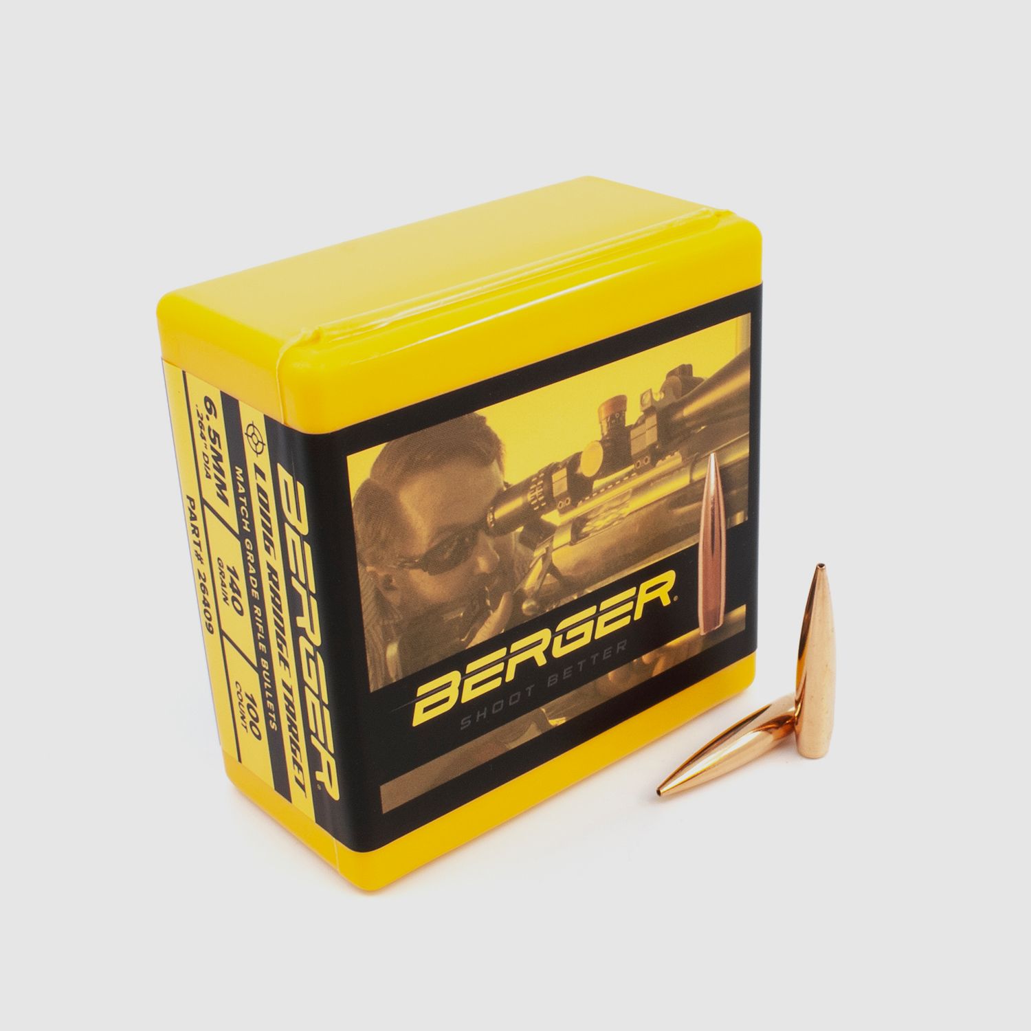 Berger Bullet 6.5mm/.264 Long Range BT Target 140GR 100 Pieces