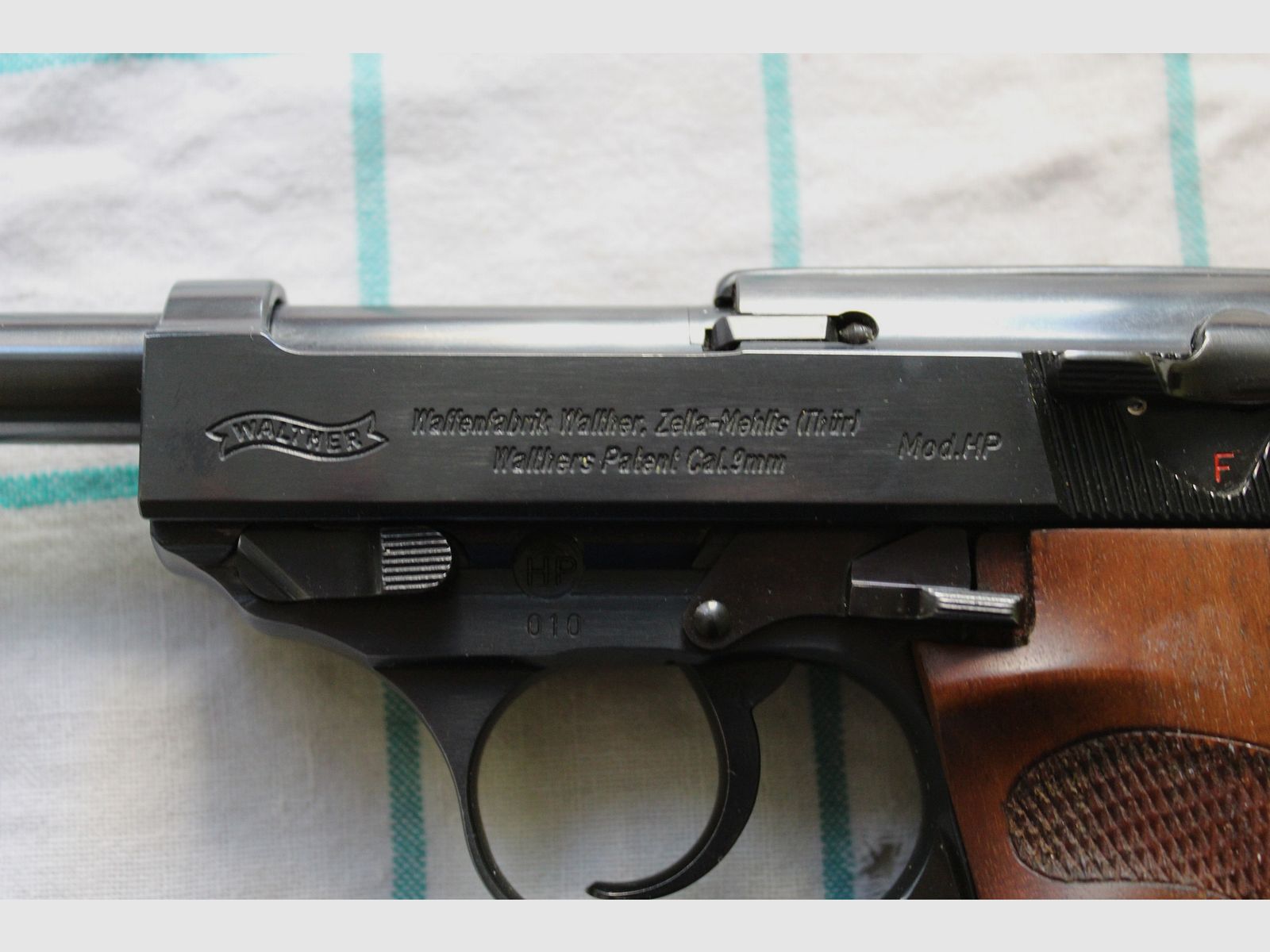 Walther Mod. HP 9mm Luger Jubiläumsmodell 60 Jahre Walther Heerespistole