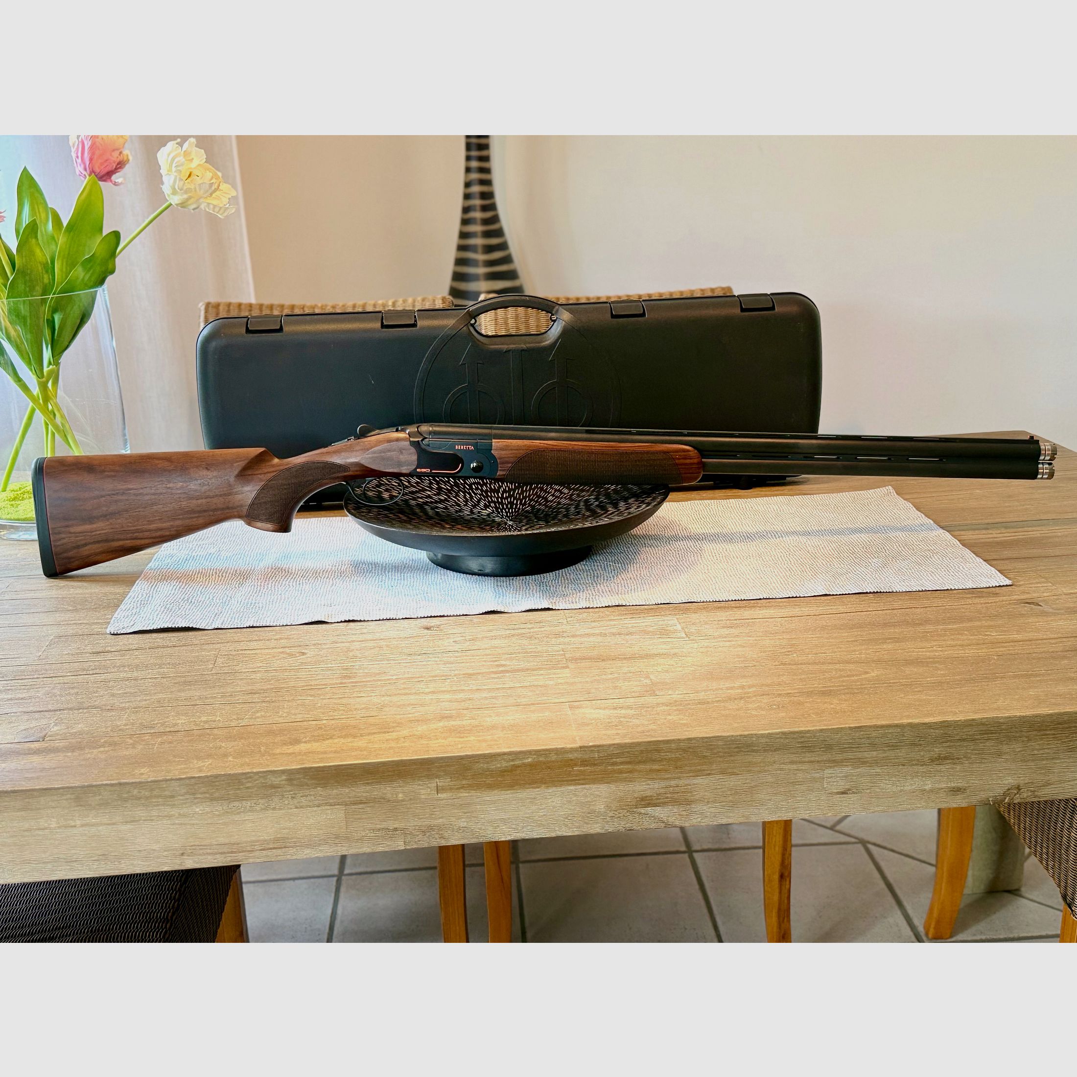 Beretta 690 Sporting schwarz, 71cm 12/76 Bockflinte