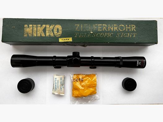 NIKKO TIARA 4×20 lunette de tir – azote – carabine à air – avec étui d'origine
