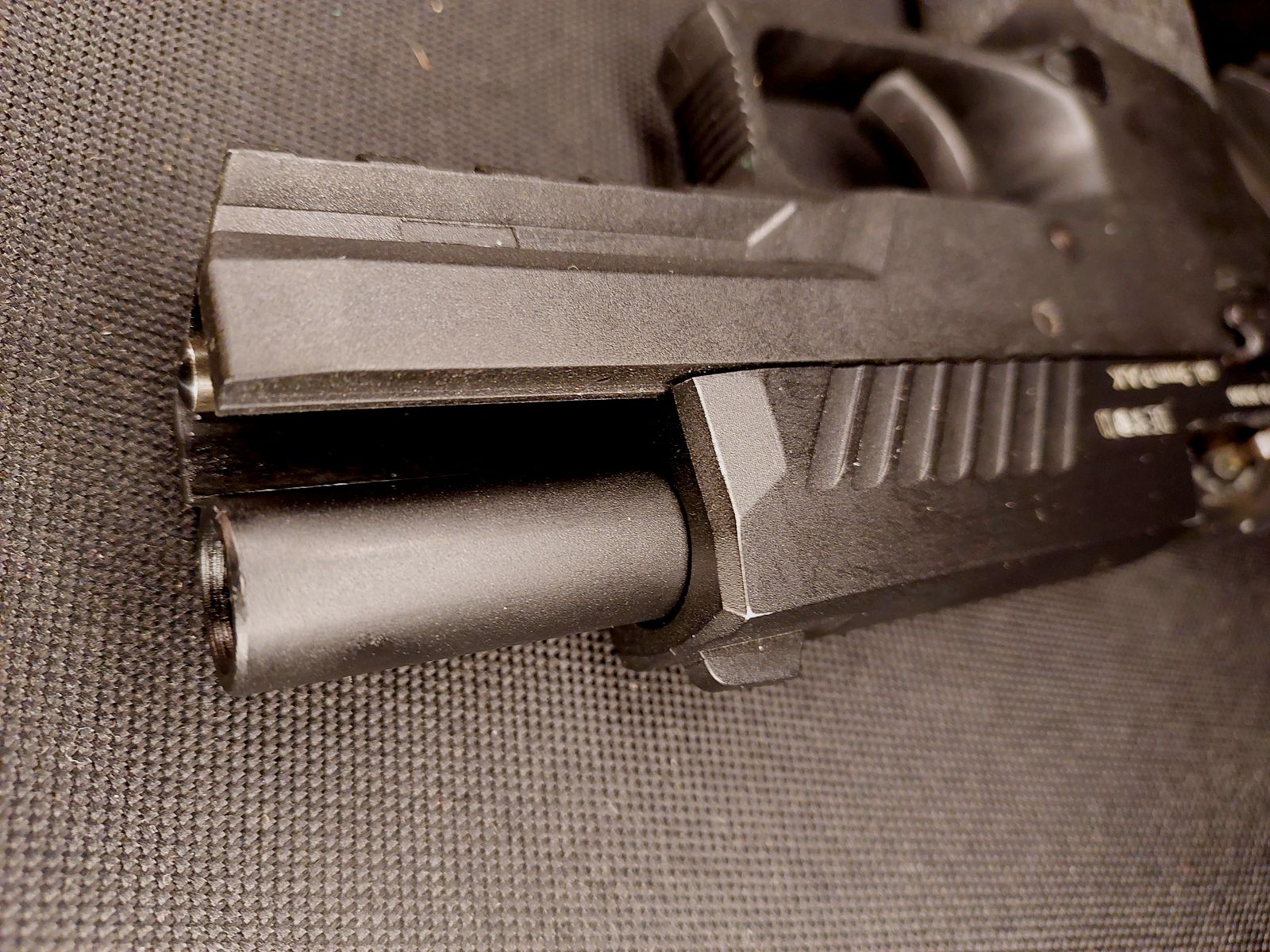 Sig Sauer P320 blank firing pistol in caliber 9 mm P.A.K. Black in the original SIG case (PTB 1038)