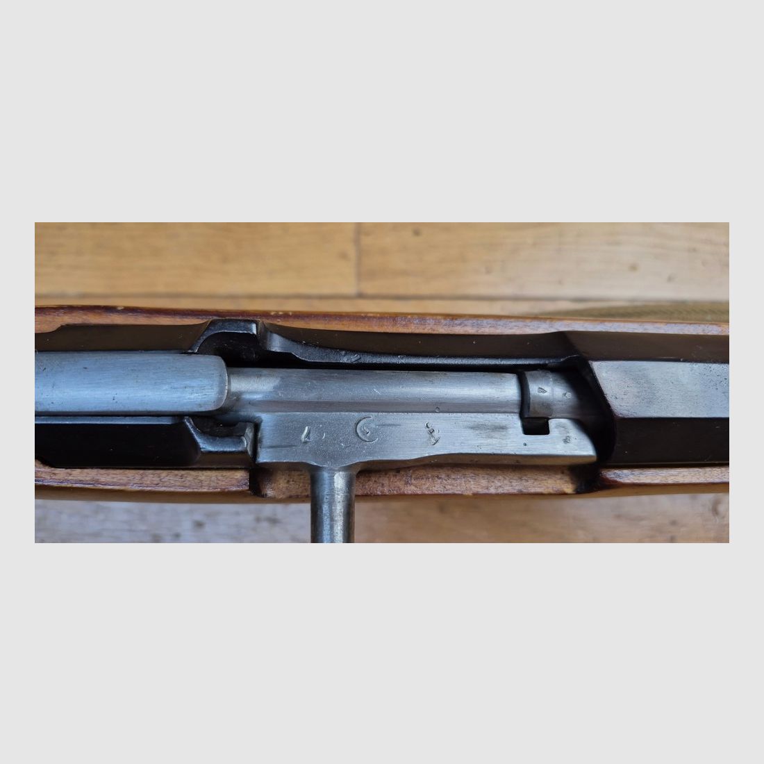 Karabin Mosin Nagant 1891/30 – Jakość przedwojenna – Arsenal w Izhevsku 1926 – Ośmiokątny zamek – Pasek i bagnet – 100% Mono-numer – Wspaniała lufa – Doskonały stan – Karabin Mosin lub Przysięga miłości Sergieja i Tatiany! – TBE++, zdjęcie 20 z 39