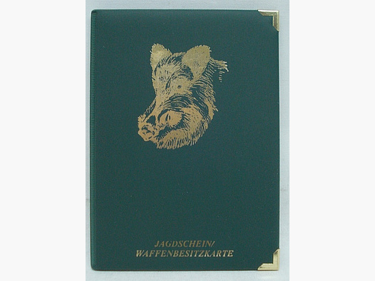 Jagdscheinetui Keiler -