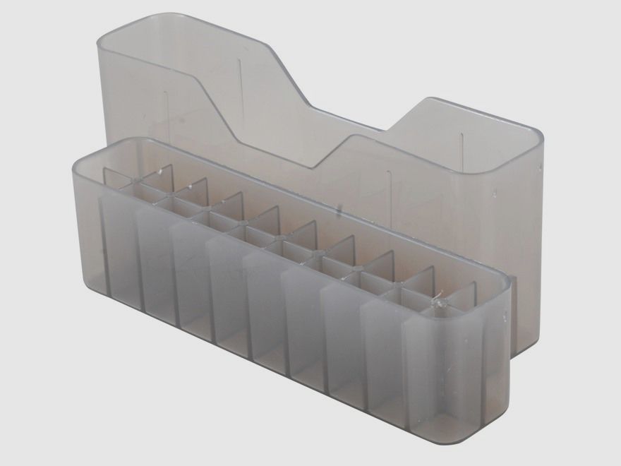 MTM scatola per cartucce J-20-M-41 trasparente con coperchio per 20 cartucce 6mm PPC e altre.