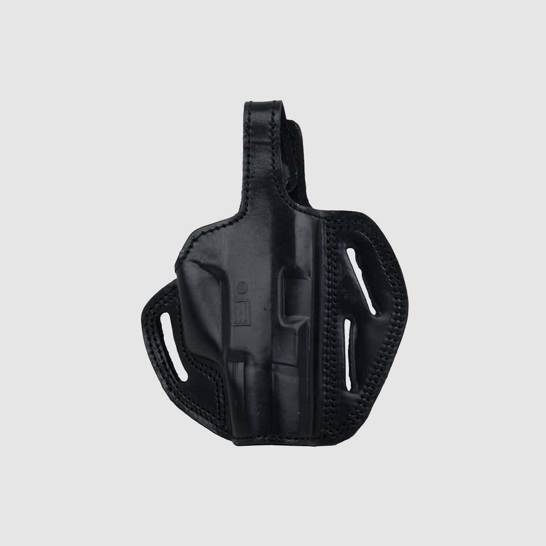 Schnellziehholster Formholster GĂĽrtelholster fĂĽr Schreckschuss Pistole Walther P99 Leder schwarz