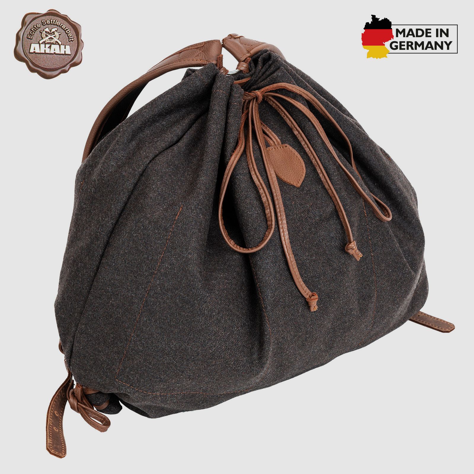 AKAH Mountain Backpack Loden/Elk Leather, image 1 of 4