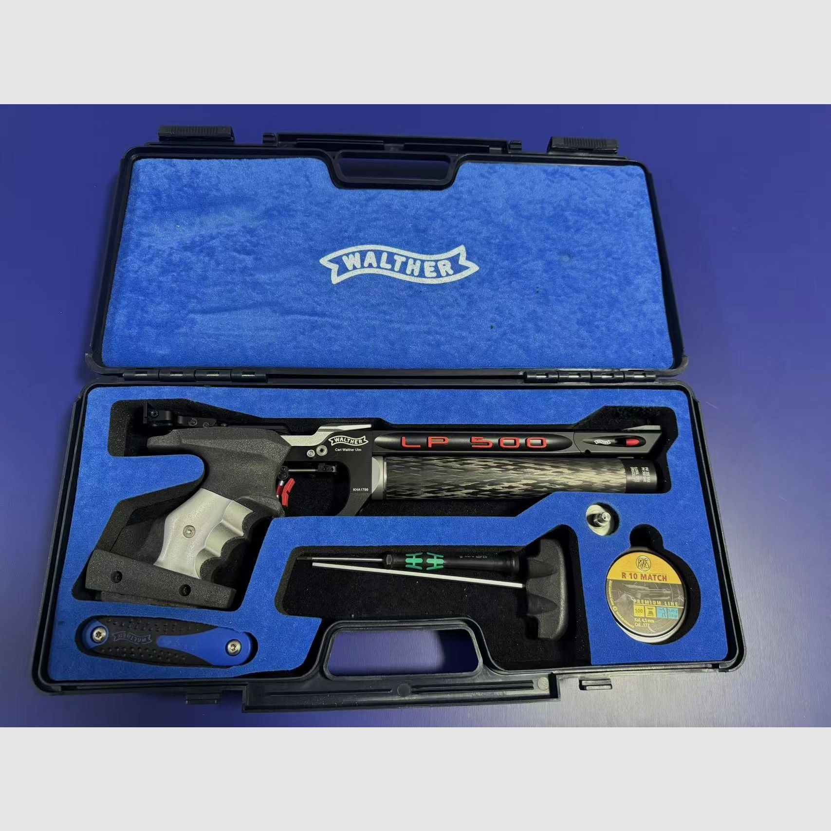Walther LP 500 mit 2 extra Griffe