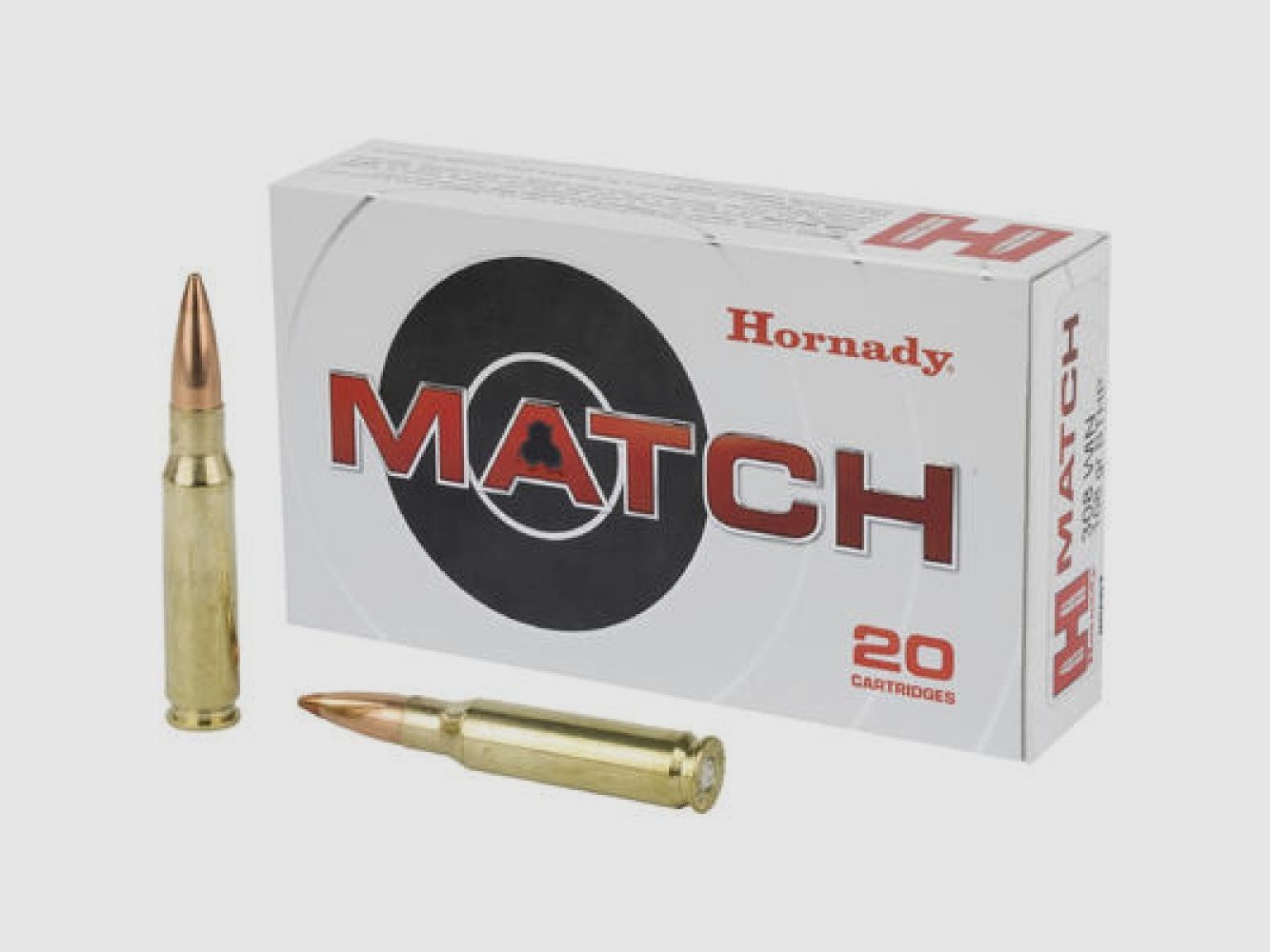 308 Winchester Hornady MATCH™ 168 gr BTHP VE20