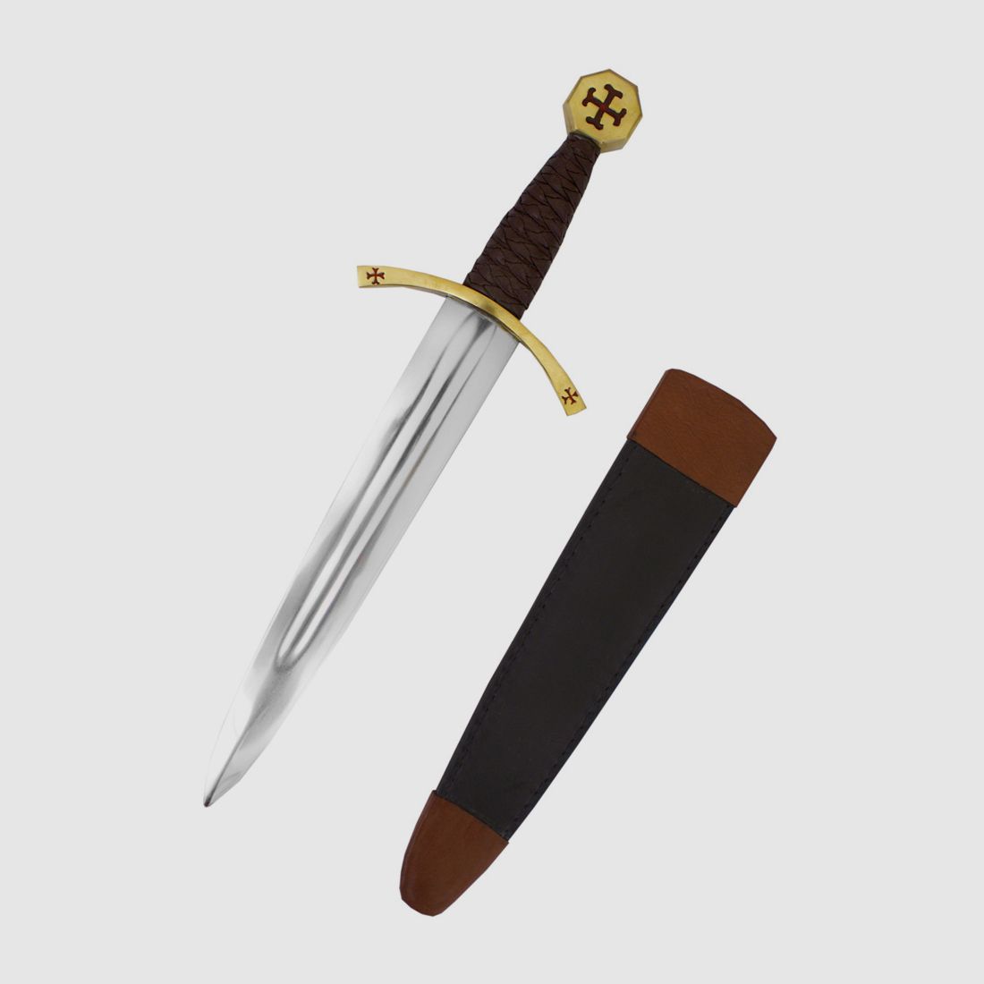 Templerdolch mit Lederscheide