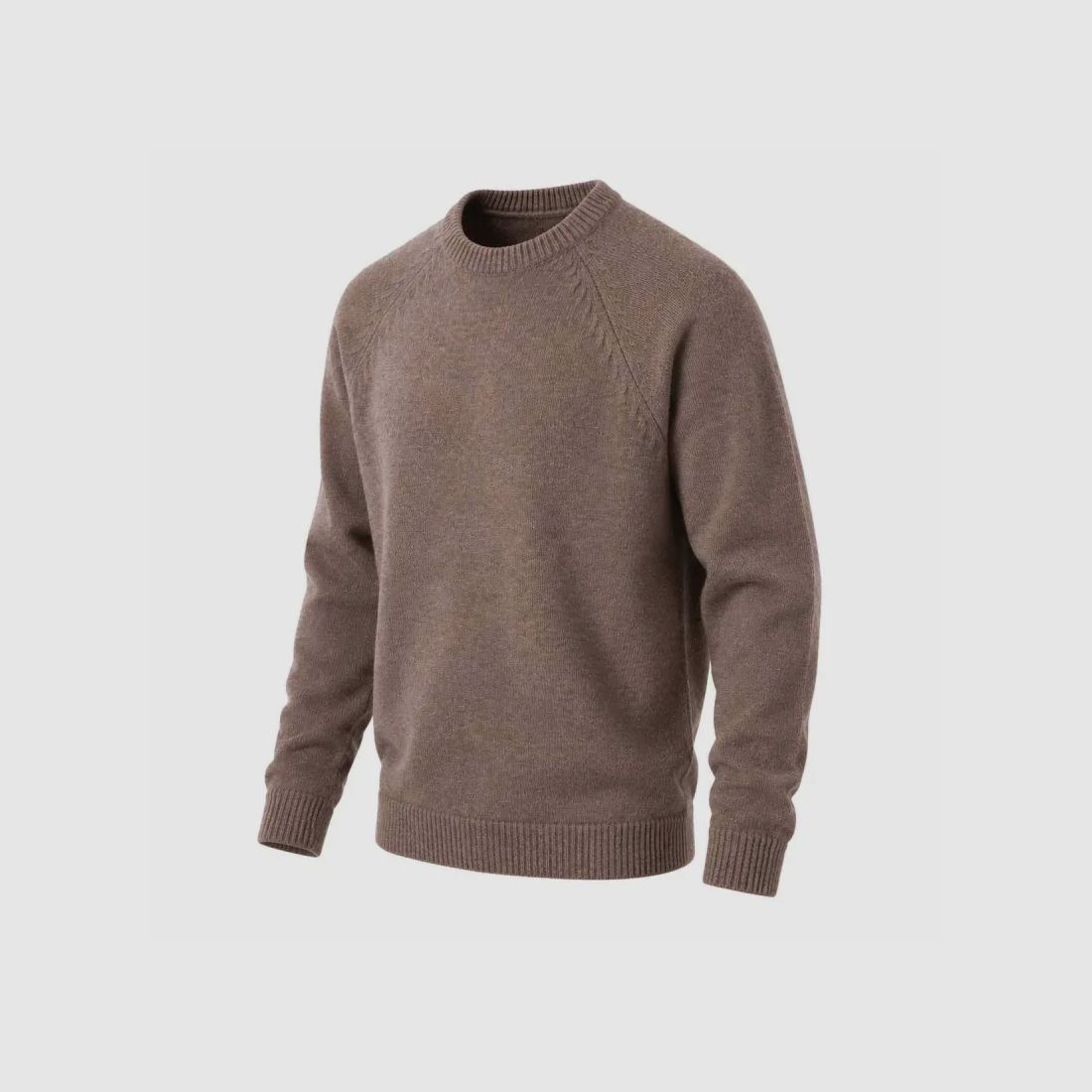 Roanne Round Neck Sweater Brown, image 7 of 11