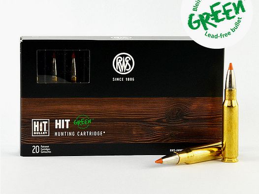 RWS .308 Winchester, HIT 165 grs 1 Packung (20 Schuss á 4,245 €*)