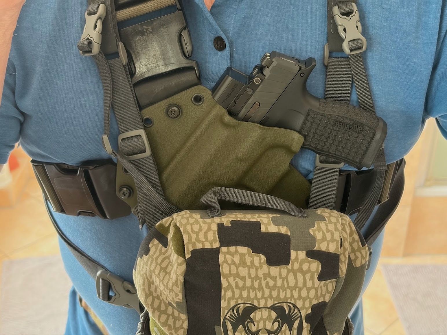 RECON Chest Holster - voor CZ-P10 F (C/SC) van Invader Concepts