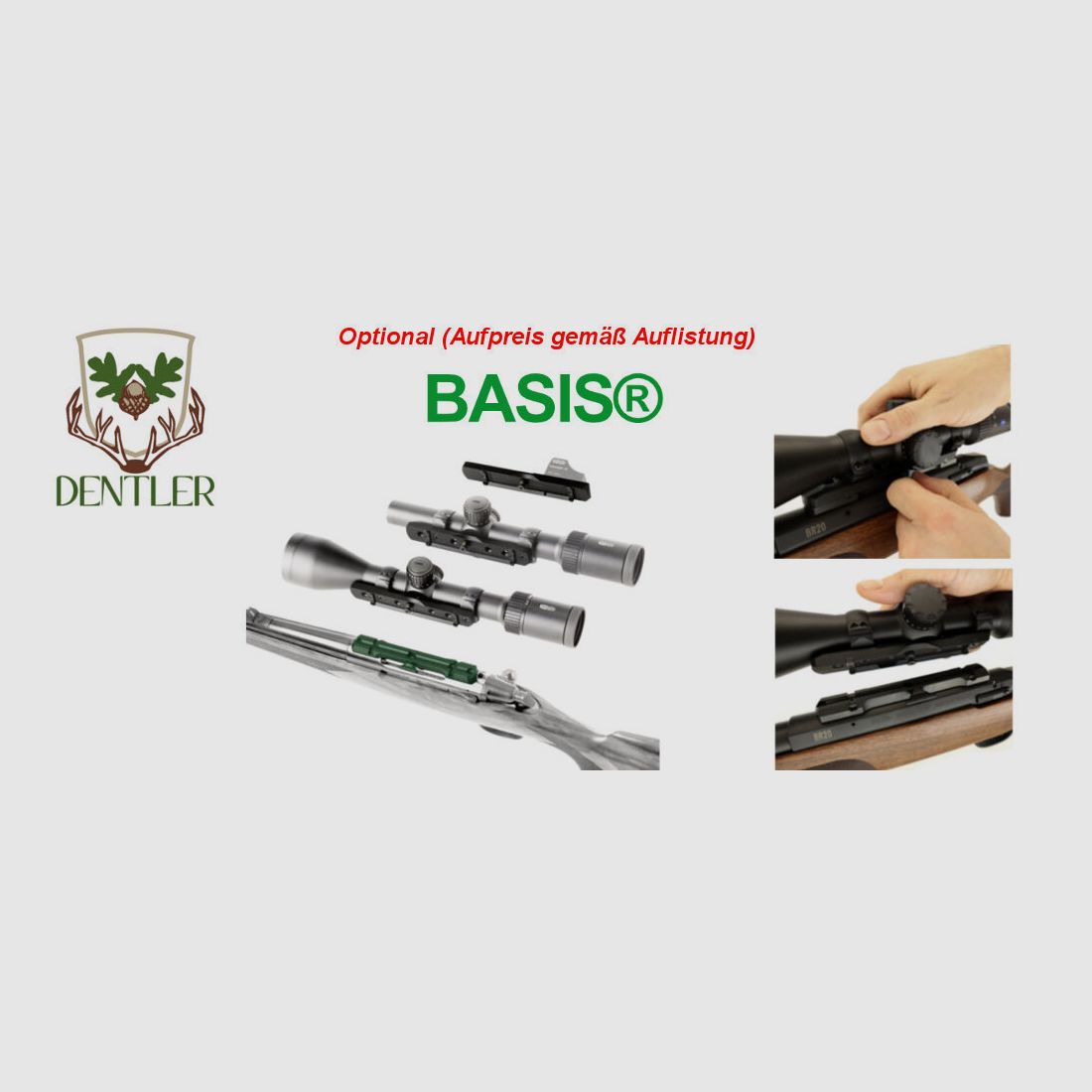 Brenner compleetpakket: BR20 B&H Prohunter kolf met Hawke Endurance 3-12x56 kant-en-klaar gemonteerd