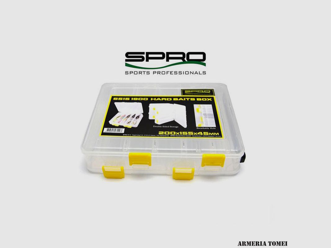 SPRO 6515 1900 HARD BAITS BOX 200x155x45 mm, immagine 1 di 3