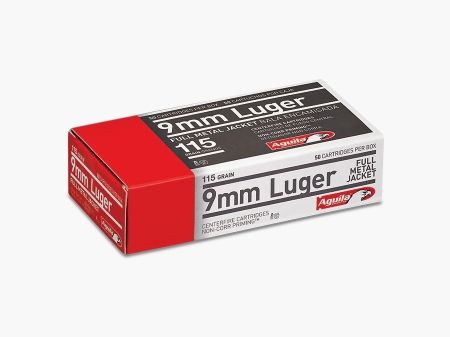 Aguila Standard 9mm 115GR FMJ 50 cartouches