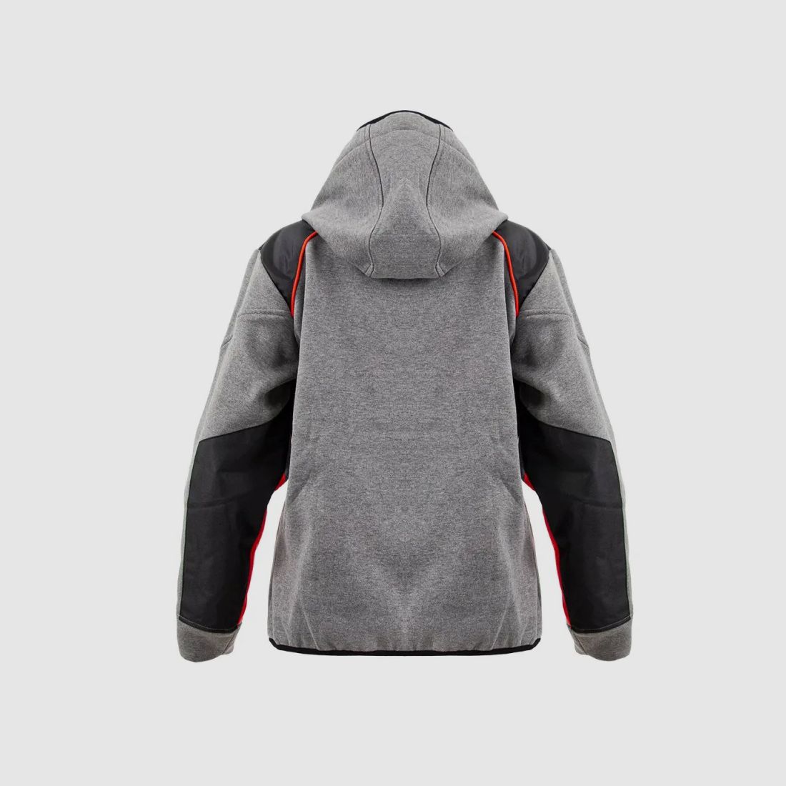 Women's Hooded Work Jacket 2 Pockets Fleece Gray XS to 2XL, image 8 of 14