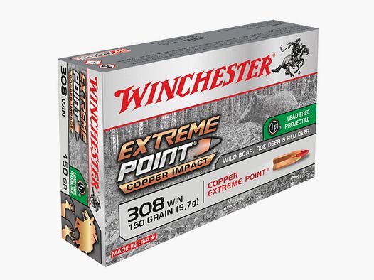 Winchester Extreme Point Copper Impact 308 Win. 150 Gr. - 20 pz.