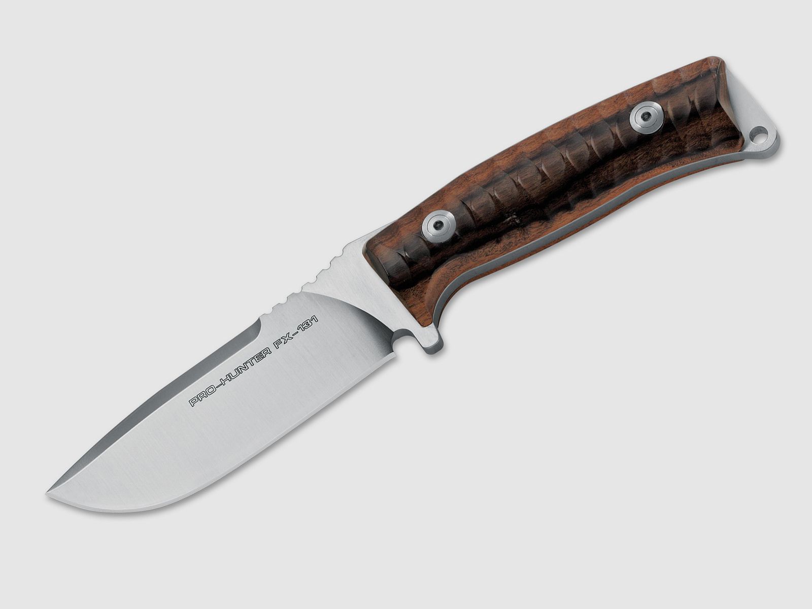 FOX KNIVES PRO HUNTER WOOD Jagdmesser Lederscheide