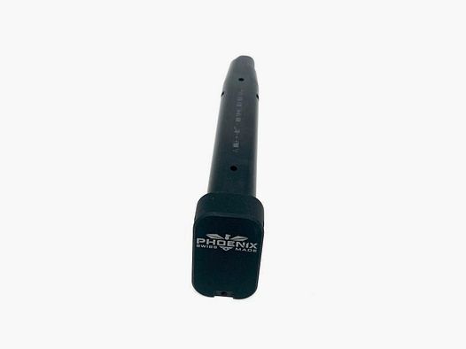 PHOENIX SwissMade Magazin f. DRAKE /Aluboden +2 9mmLuger 19Schuss