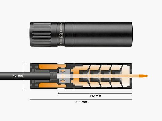 Merkel HLX Suppressor Schalldämpfer by B&T