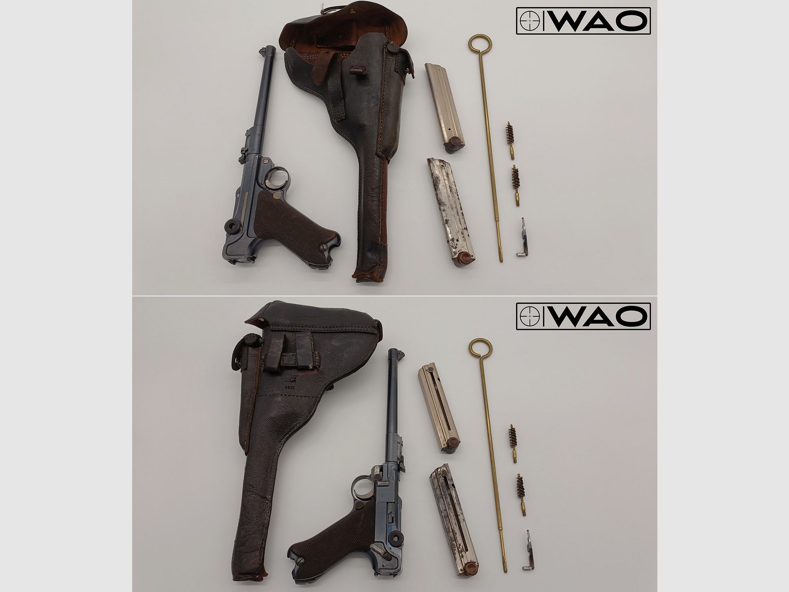 Pistole DWM P08 1915 Artillerie, Ari, Kal. 9mmLuger, *inkl. Holster "MARS" Berlin 1915*