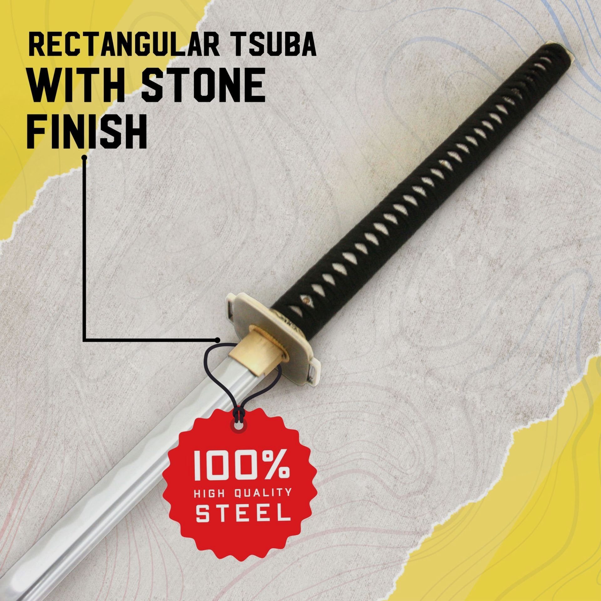  1 NODACHI / ODACHI  Épée Samurai NEU  + 1 Étui de transport rigide ,                 S COMBINAISON SPÉCIALE TOP