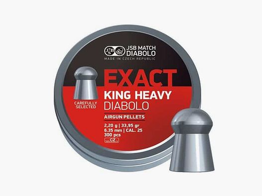 JSB Jumbo Exact King 6,35 mm Heavy