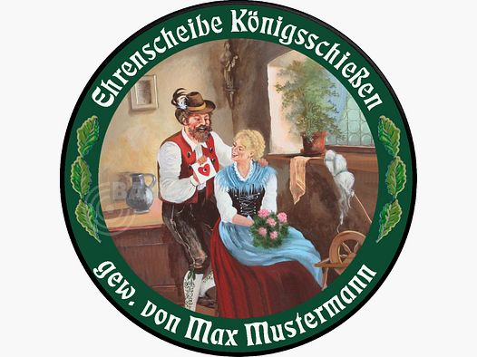 Schützenscheibe ECO-LINE Motiv 197
