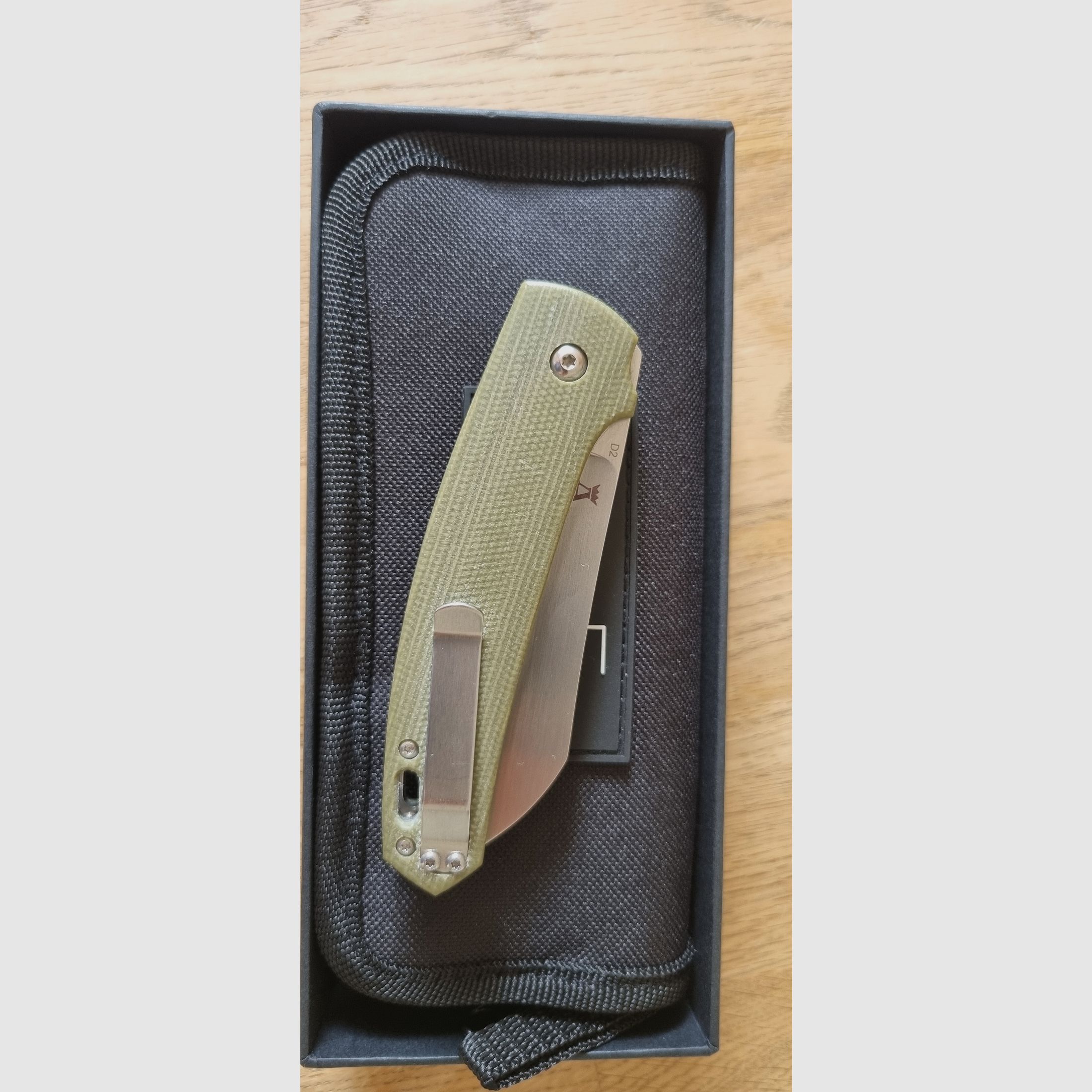 Böker Anso Haddock Knife Lounge Edition Micarta grün